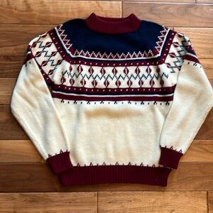 Vtg JCPenney fair isle sweater.